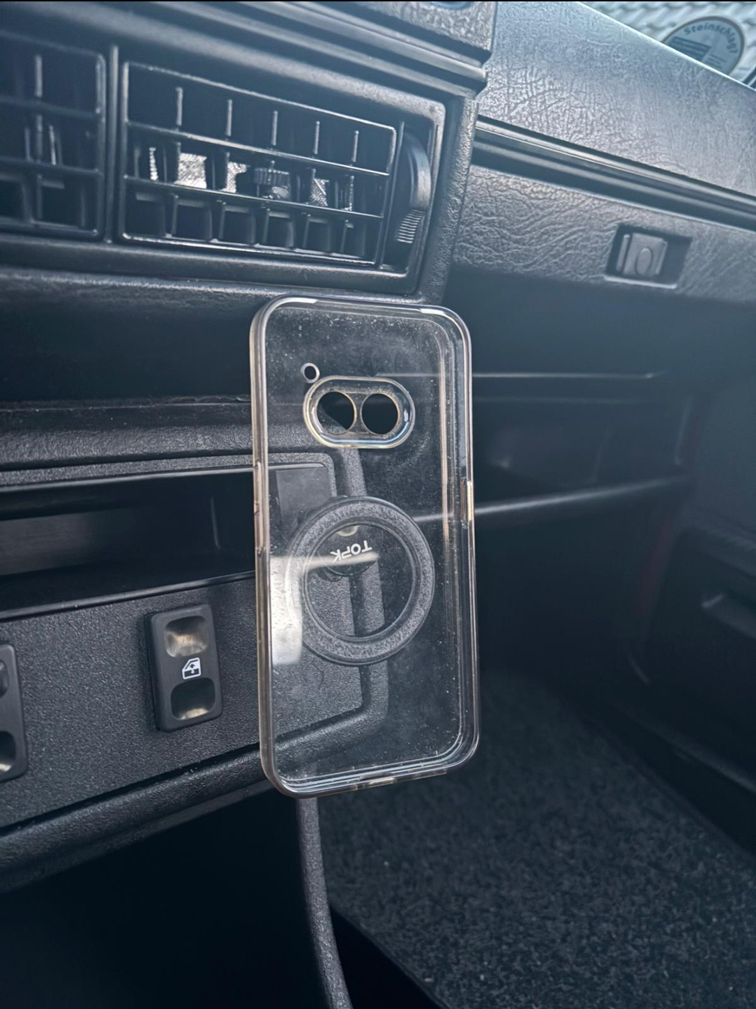 VW Golf 2/Jetta Handyhalterung(Universal)(Wirless laden Magsafe)